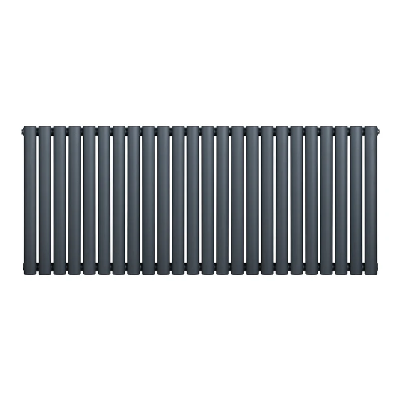 Radiador de Columna Simple Ovalado – 600 mm x 1440 mm – Gris Antracita