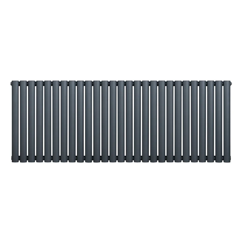 Radiador de Columna Simple Ovalado – 600 mm x 1620 mm – Gris Antracita