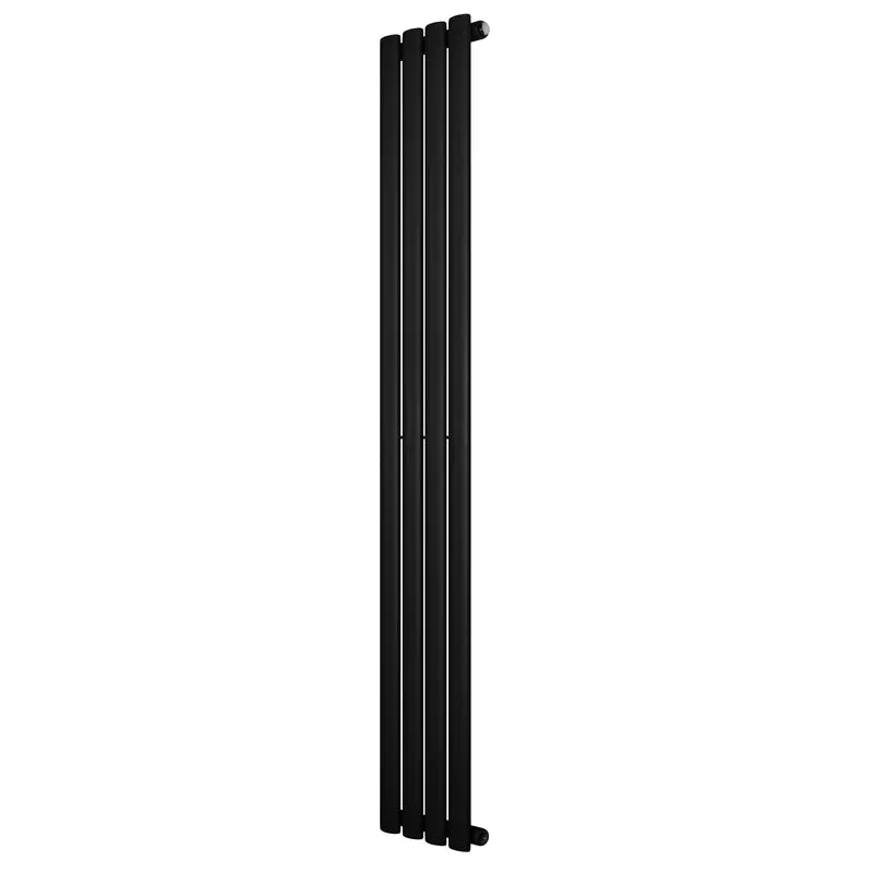 Radiador de Columna Simple Ovalado – 1600 mm x 240 mm – Negro