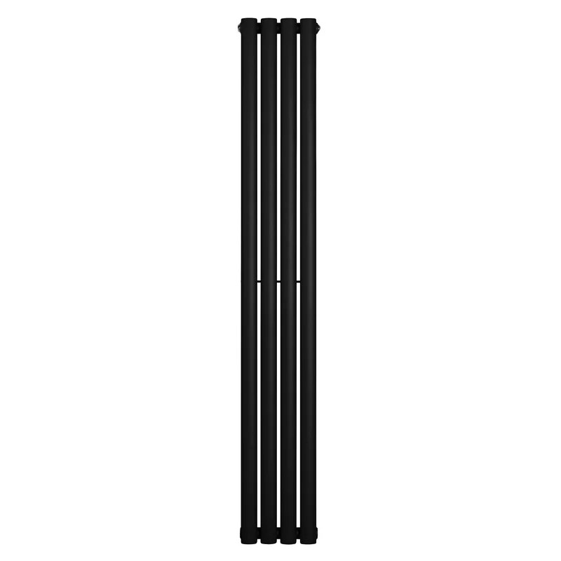 Radiador de Columna Simple Ovalado – 1600 mm x 240 mm – Negro