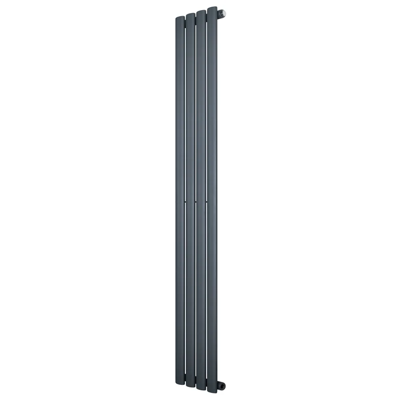 Radiador de Columna Simple Ovalado – 1600 mm x 240 mm – Gris Antracita