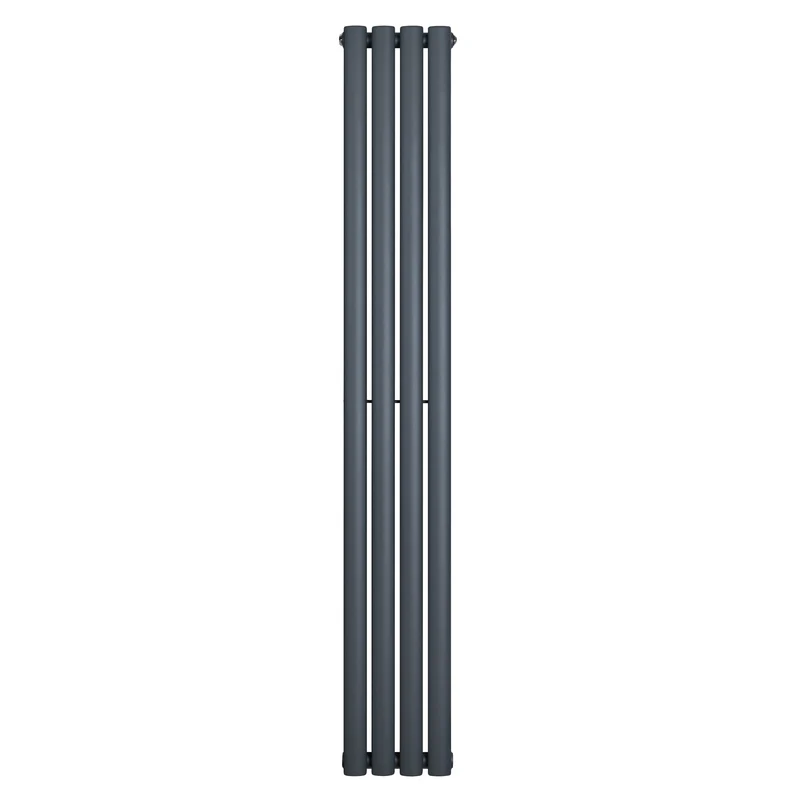 Radiador de Columna Simple Ovalado – 1600 mm x 240 mm – Gris Antracita