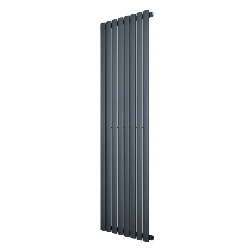 Radiador de Columna Simple Ovalado – 1600 mm x 480 mm – Gris Antracita