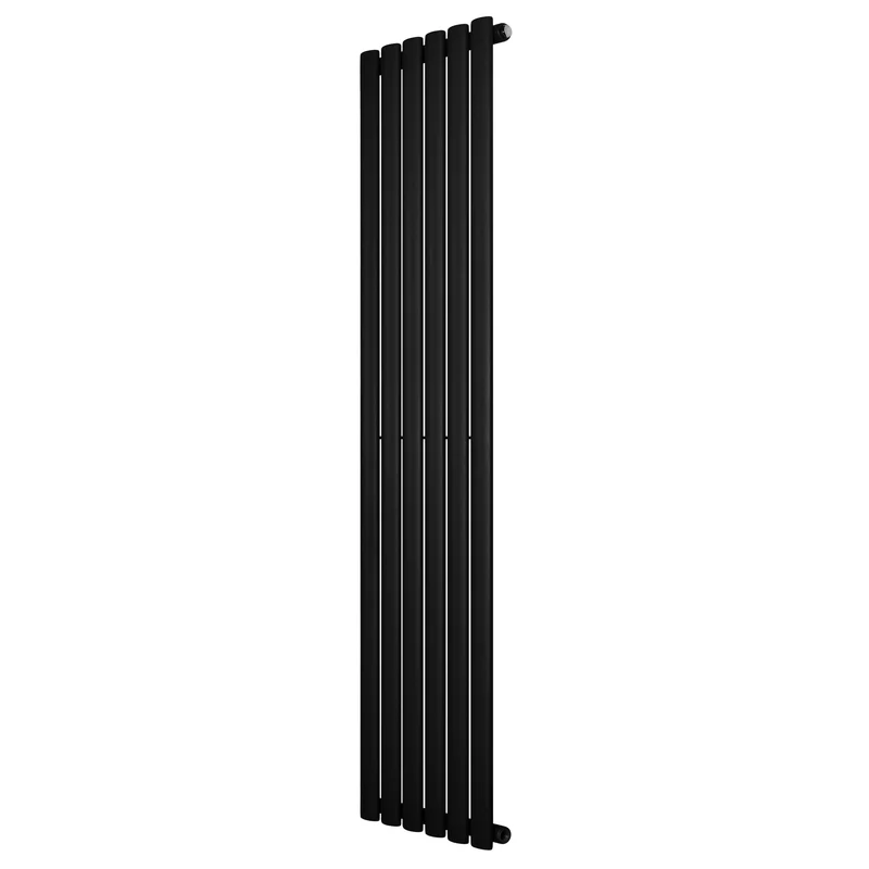 Radiador de Columna Simple Ovalado – 1600 mm x 360 mm – Negro