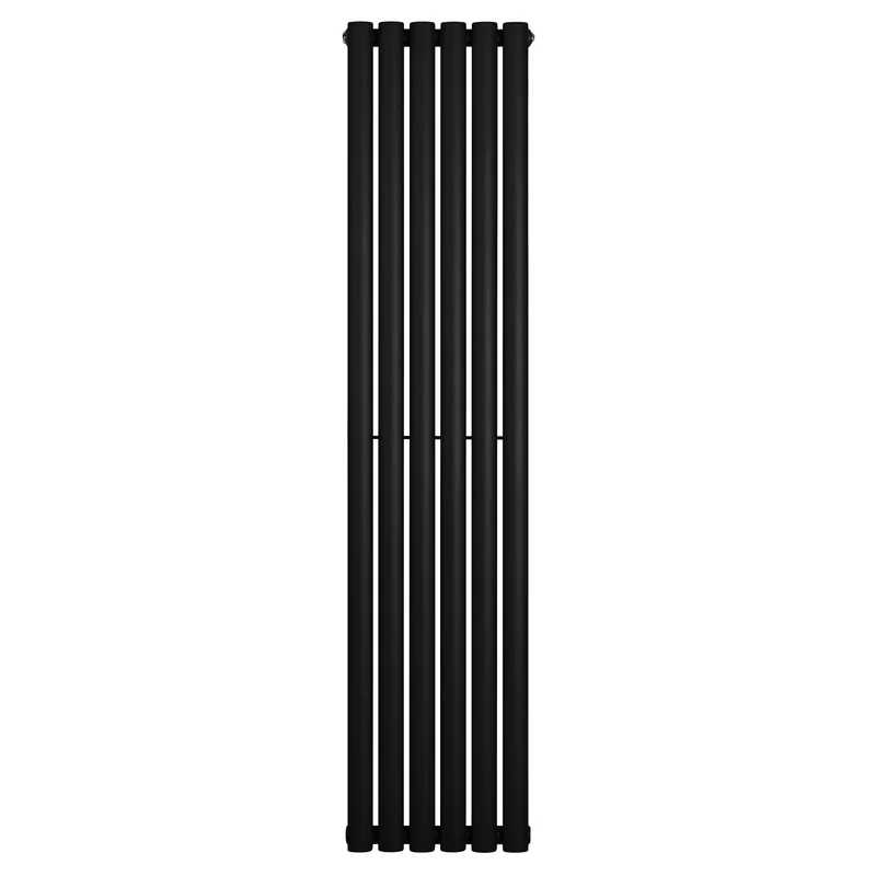 Radiador de Columna Simple Ovalado – 1600 mm x 360 mm – Negro