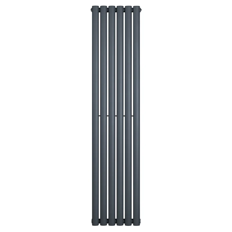 Radiador de Columna Simple Ovalado – 1600 mm x 360 mm – Gris Antracita