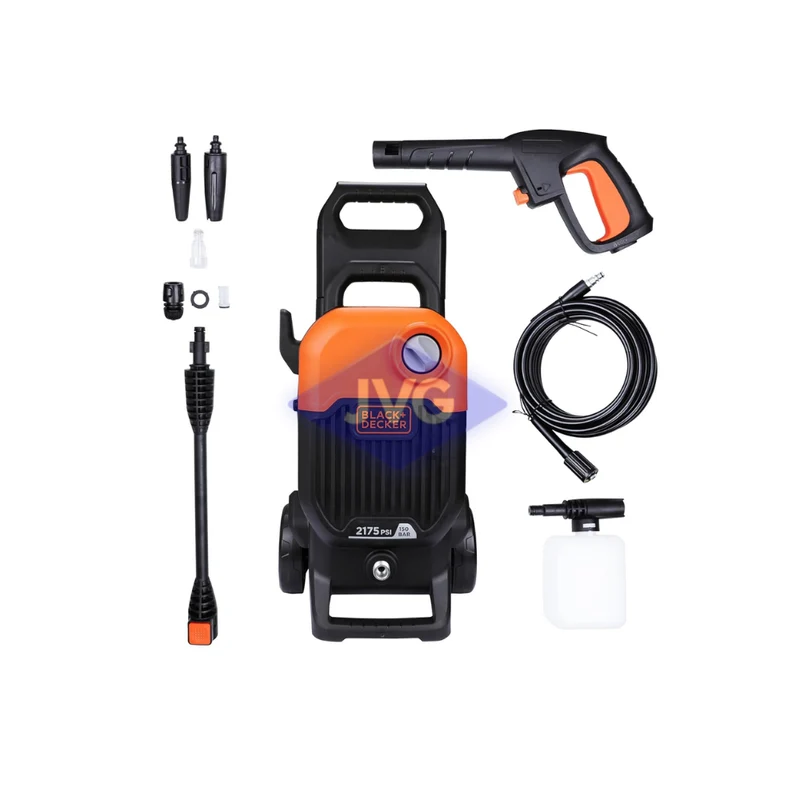 HIDROJET BLACK & DECKER 8.5 L 1.800 W 2.175 PSI NARANJA Y NEGRO - BEPW2200
