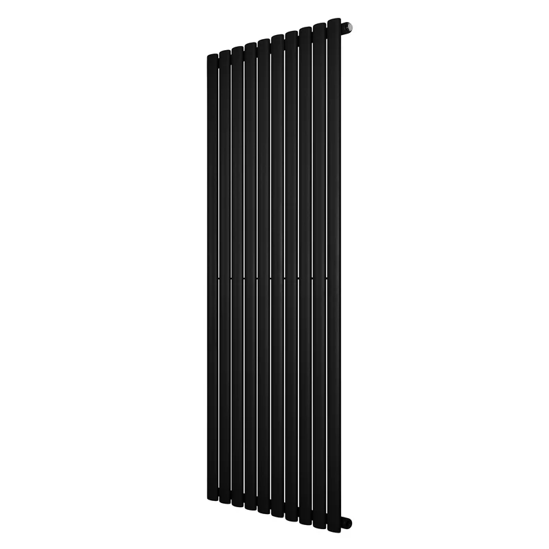 Radiador de Columna Simple Ovalado – 1600 mm x 600 mm – Negro
