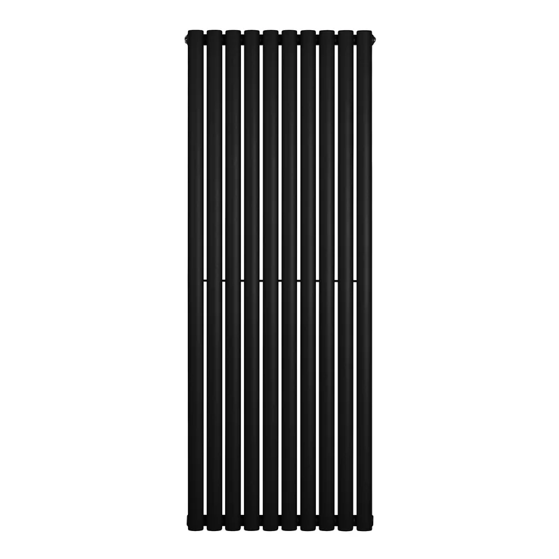 Radiador de Columna Simple Ovalado – 1600 mm x 600 mm – Negro