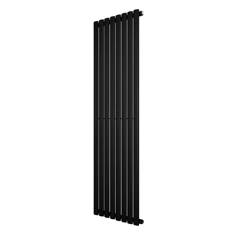 Radiador de Columna Simple Ovalado – 1600 mm x 480 mm – Negro