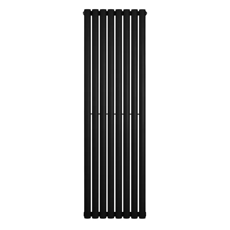 Radiador de Columna Simple Ovalado – 1600 mm x 480 mm – Negro