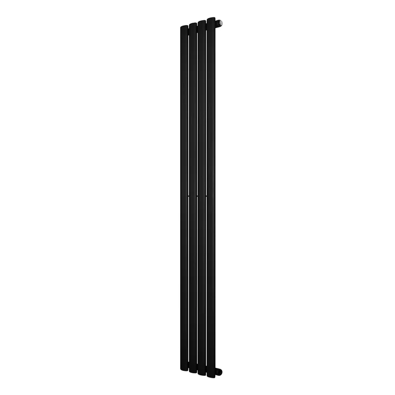 Radiador de Columna Simple Ovalado – 1800 mm x 240 mm – Negro
