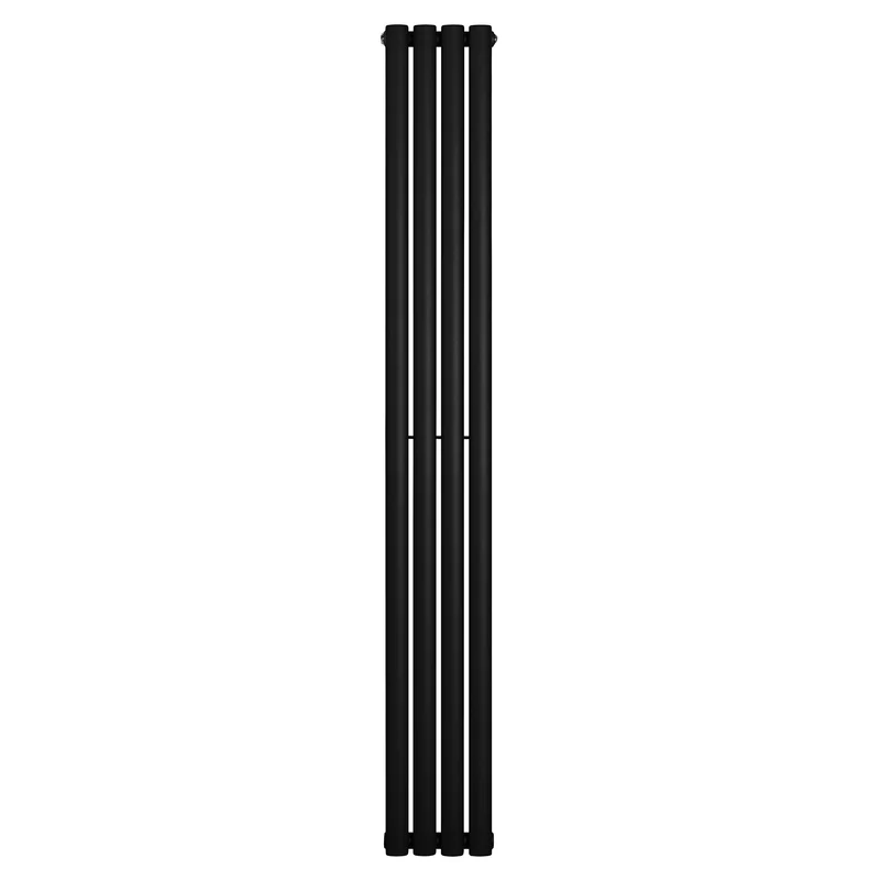 Radiador de Columna Simple Ovalado – 1800 mm x 240 mm – Negro