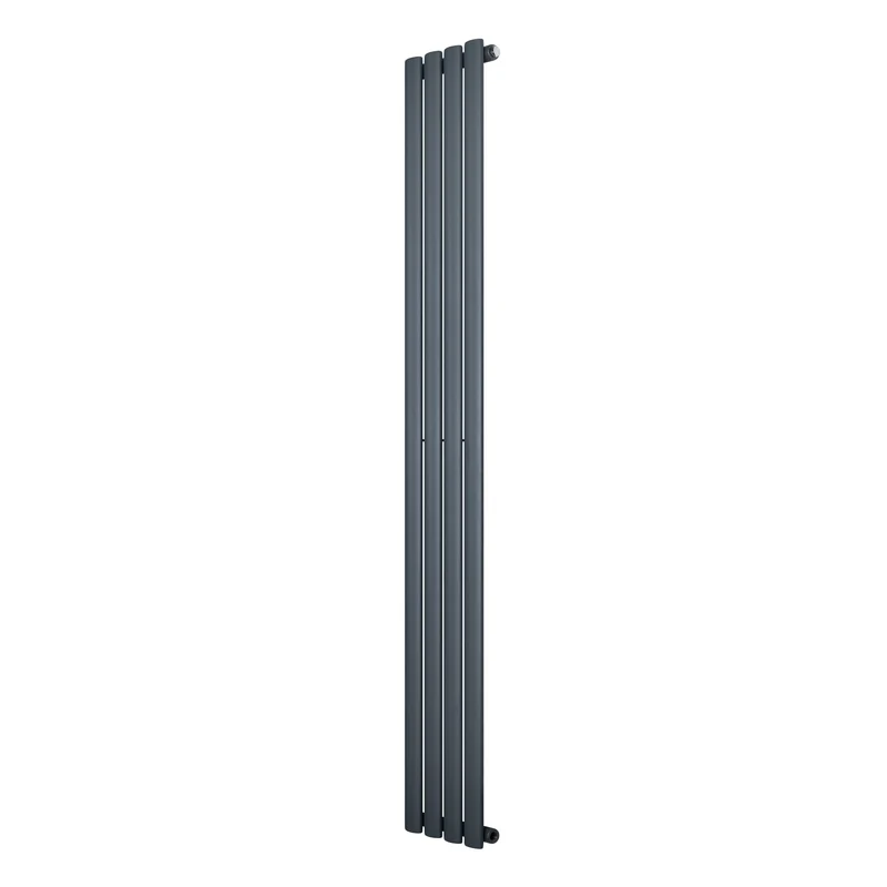 Radiador de Columna Simple Ovalado – 1800 mm x 240 mm – Gris Antracita