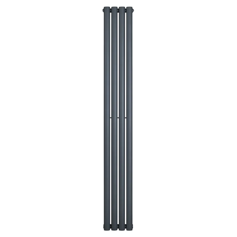 Radiador de Columna Simple Ovalado – 1800 mm x 240 mm – Gris Antracita