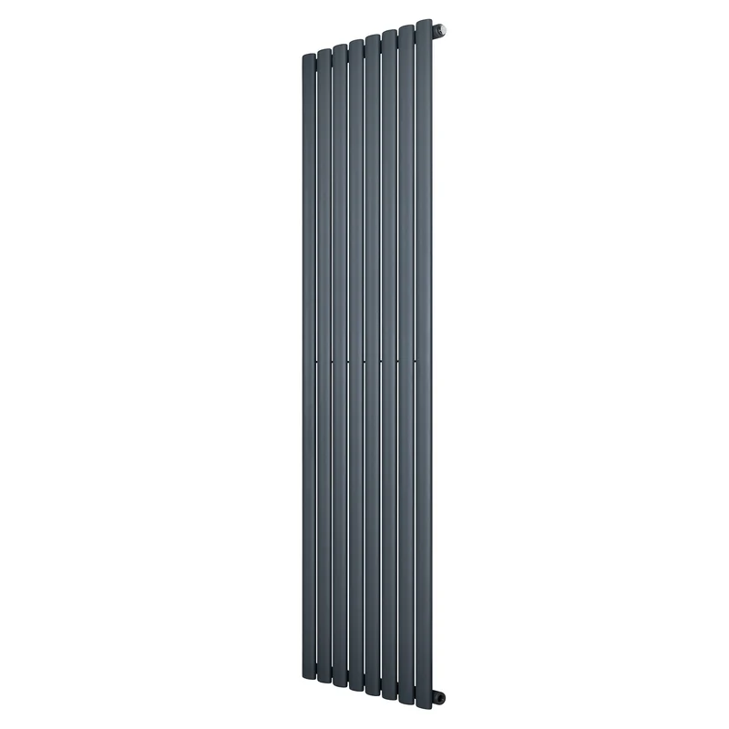 Radiador de Columna Simple Ovalado – 1800 mm x 480 mm – Gris Antracita