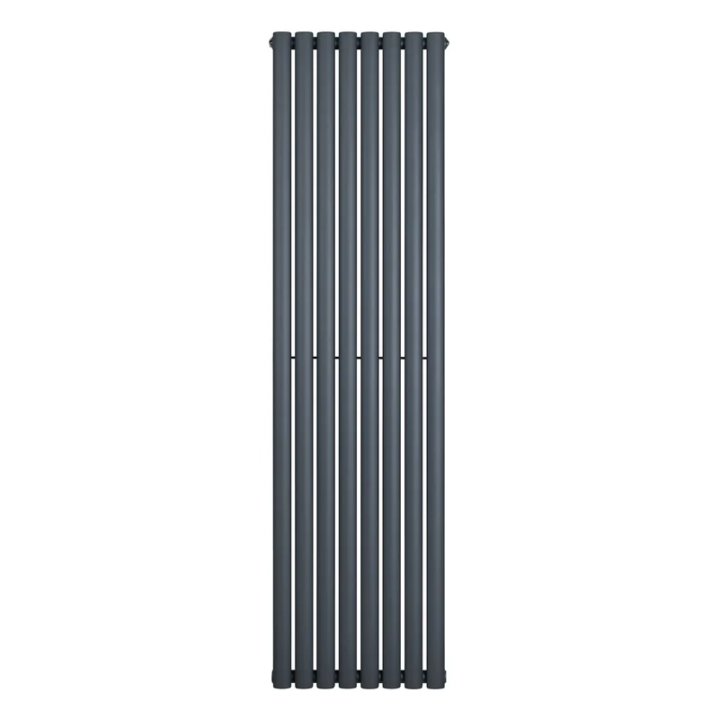 Radiador de Columna Simple Ovalado – 1800 mm x 480 mm – Gris Antracita