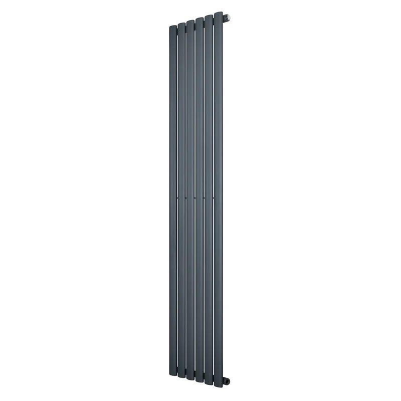 Radiador de Columna Simple Ovalado – 1800 mm x 360 mm – Gris Antracita