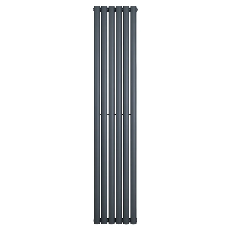 Radiador de Columna Simple Ovalado – 1800 mm x 360 mm – Gris Antracita