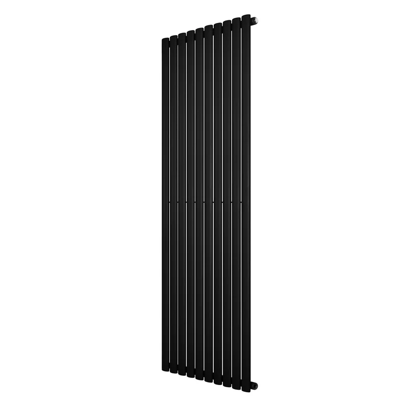 Radiador de Columna Simple Ovalado – 1800 mm x 600 mm – Negro