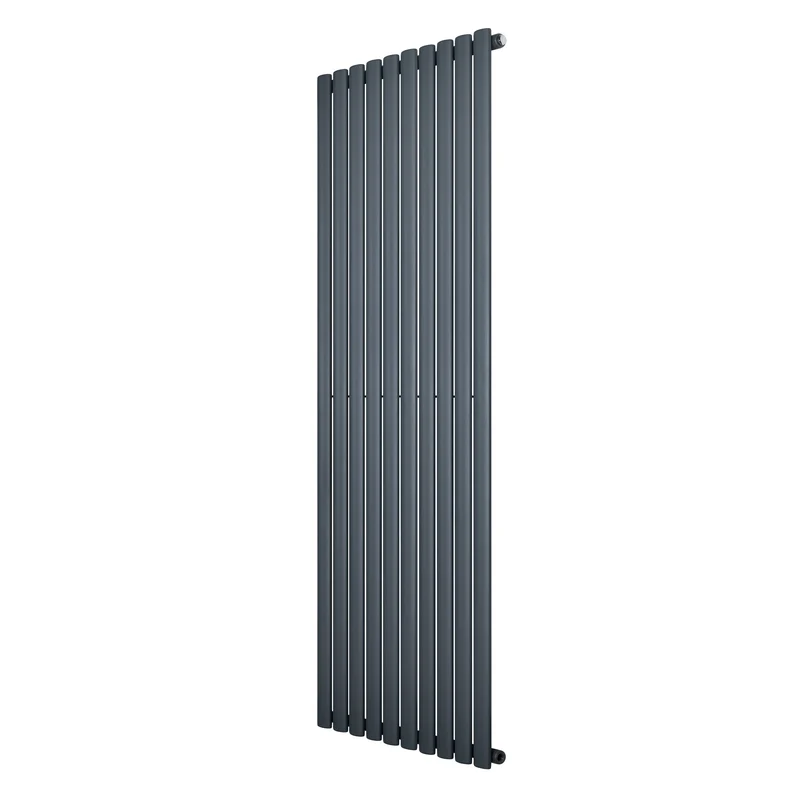Radiador de Columna Simple Ovalado – 1800 mm x 600 mm – Gris Antracita