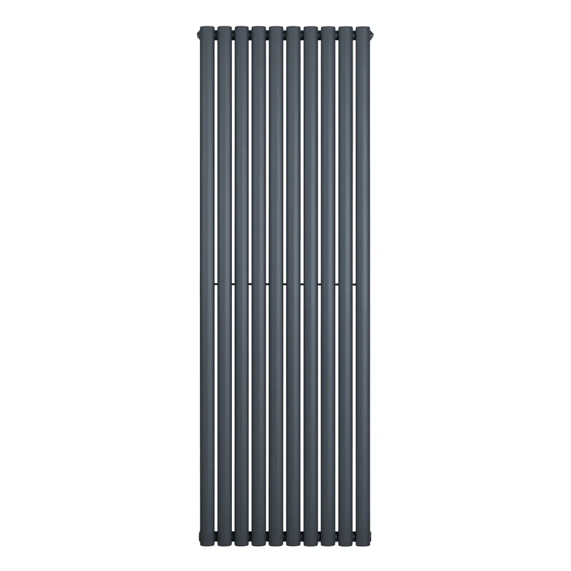 Radiador de Columna Simple Ovalado – 1800 mm x 600 mm – Gris Antracita