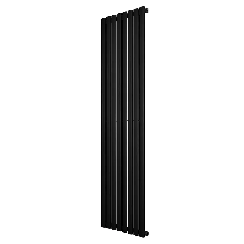 Radiador de Columna Simple Ovalado – 1800 mm x 480 mm – Negro