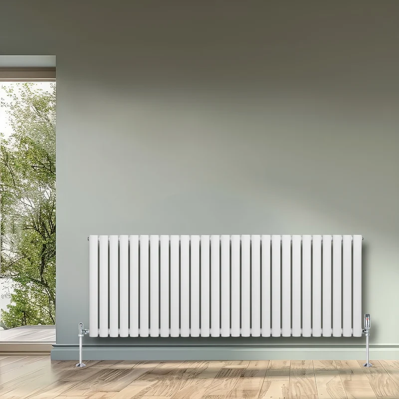 Radiador de Columna Simple Ovalado – 600 mm x 1620 mm – Blanco