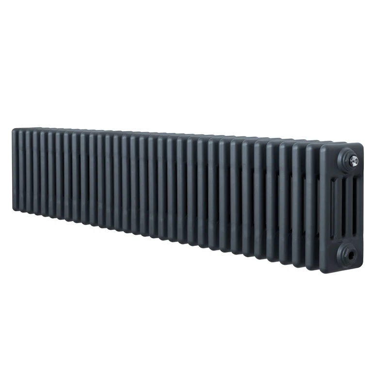 Radiador Tradicional de 4 Columnas - 300 x 1505 mm - Gris Antracita