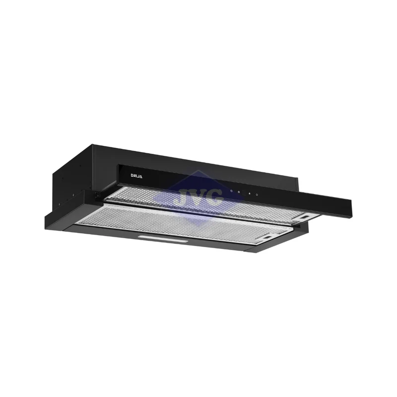 CAMPANA RETRÁCTIL TOUCH DRIJA 90 CM NEGRA - RETRACTILTOUCH90BL