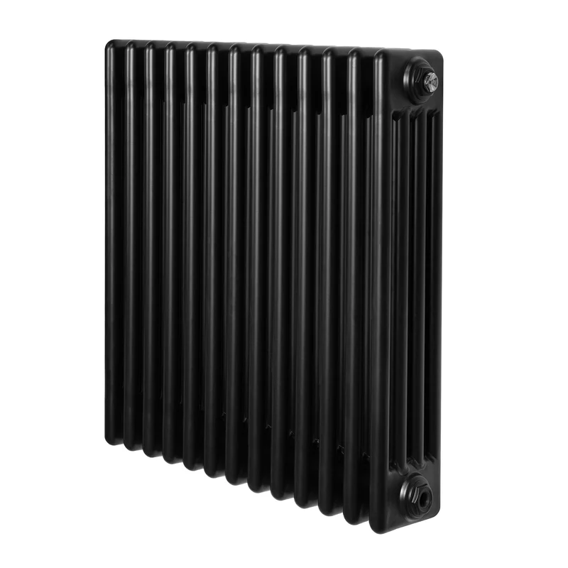 Radiador Tradicional de 4 Columnas – 600 x 605 mm – Negro
