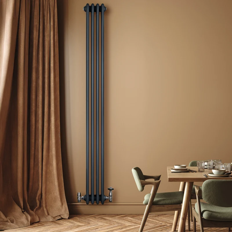 Radiador Tradicional de 4 Columnas – 1800 x 200 mm – Gris Antracita