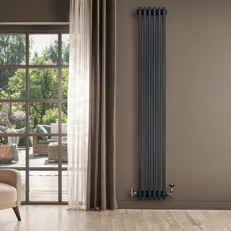 Radiador Tradicional de 4 Columnas – 1800 x 290 mm – Gris Antracita