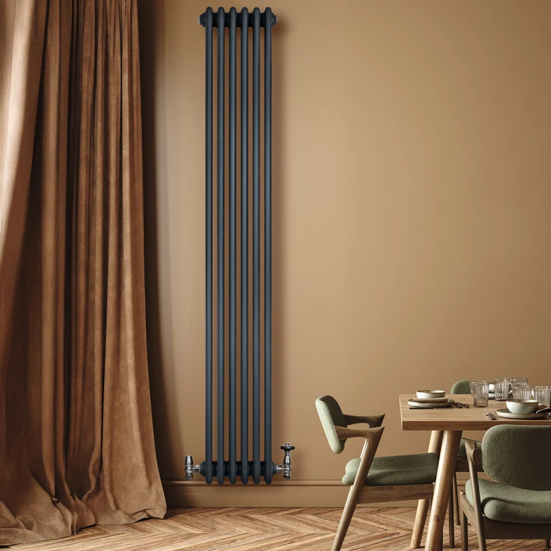 Radiador Tradicional de 4 Columnas – 1800 x 290 mm – Gris Antracita