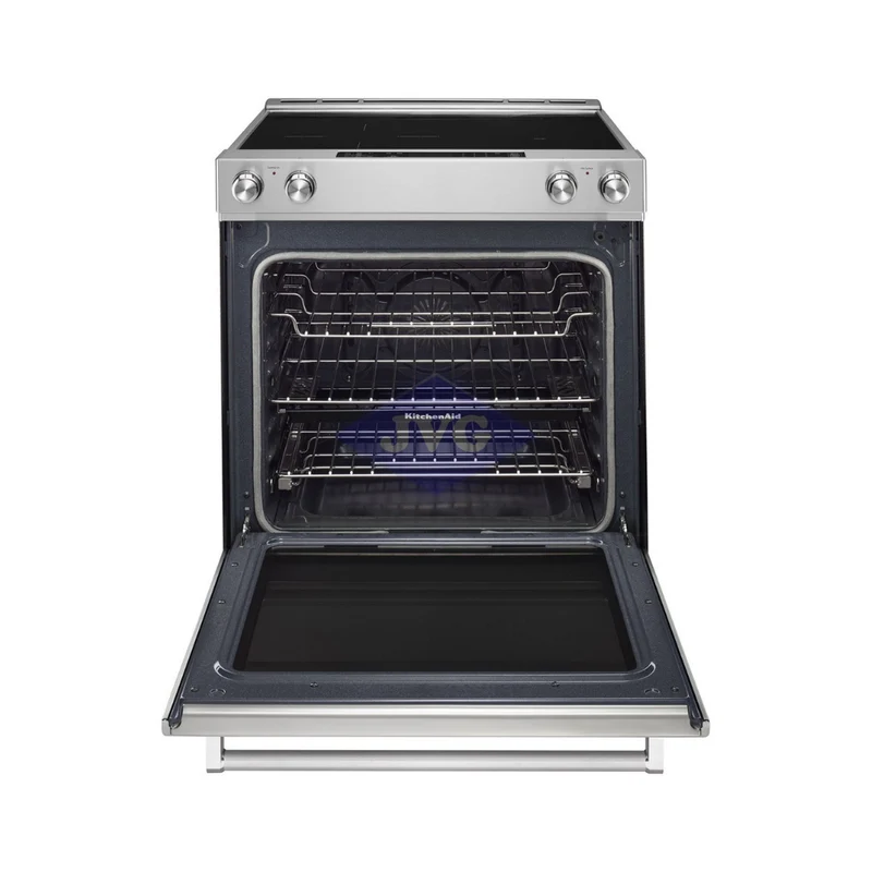 COCINA ELÉCTRICA KITCHENAID 5 QUEMADORES 30" VITROCERÁMICA ACERO INOXIDABLE - KSEB900ESS