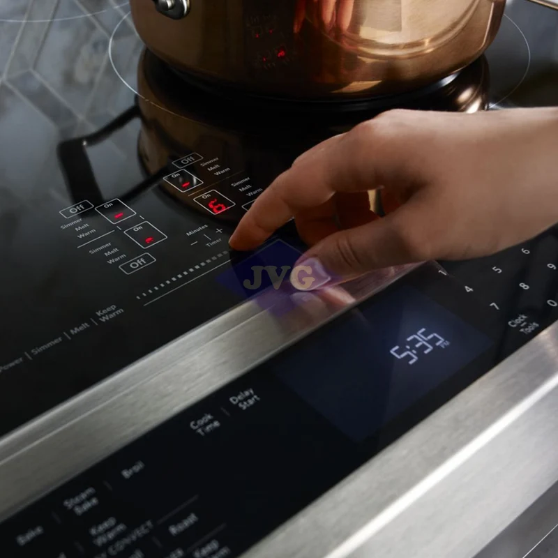 COCINA ELÉCTRICA KITCHENAID 5 QUEMADORES 30" VITROCERÁMICA ACERO INOXIDABLE - KSEB900ESS