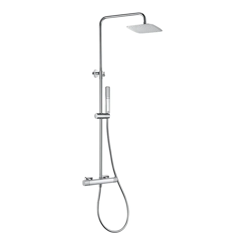 Conjunto ducha termostático Firenze cromo Imex