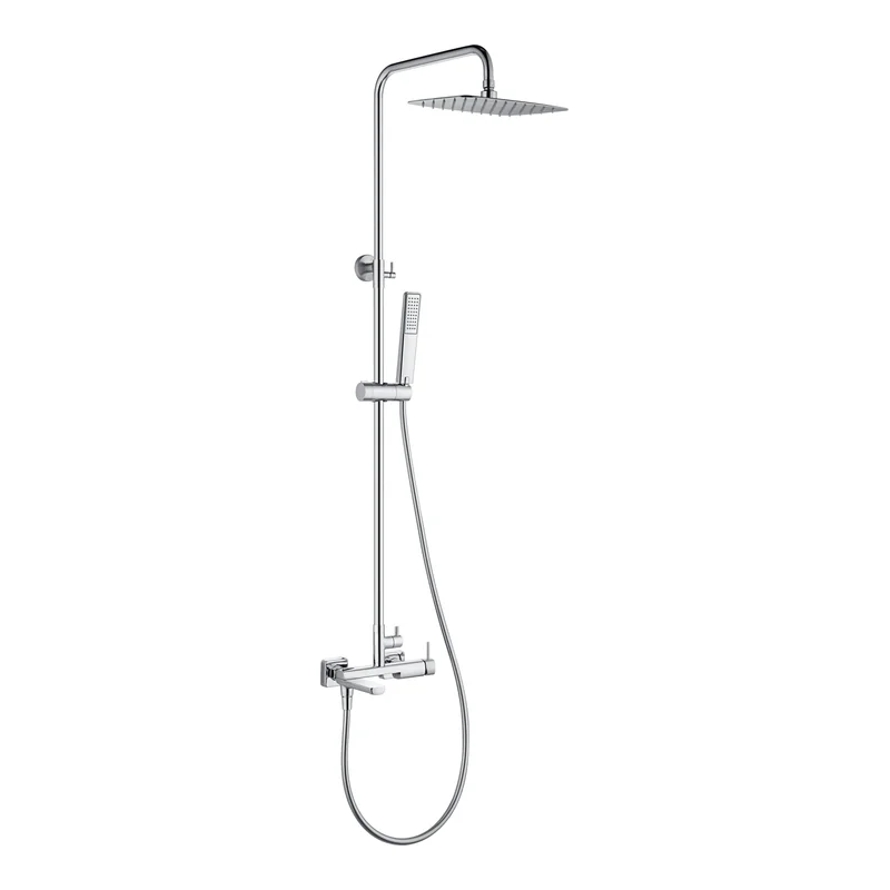 Conjunto Bañera Monomando Firenze Cromo Imex