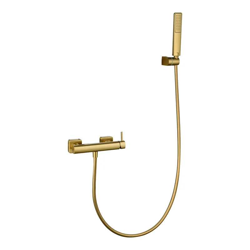 Kit Ducha Monomando Toscana Oro Cepillado Imex