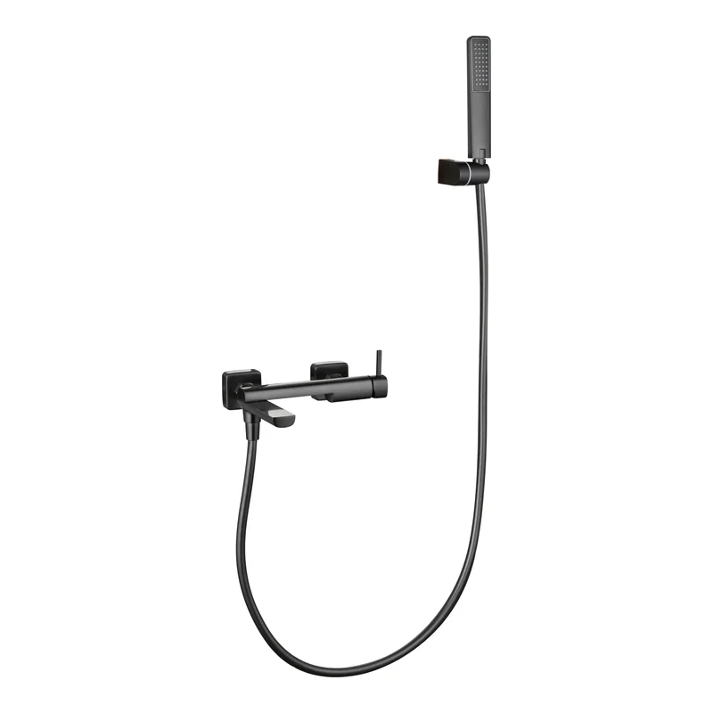 Kit Baño/Ducha Monomando Toscana Black Gun Metal Imex