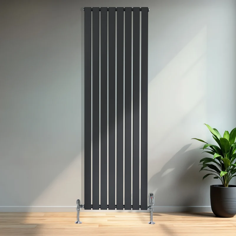 Radiador De Columna Única – 1800 mm x 560 mm – Negro