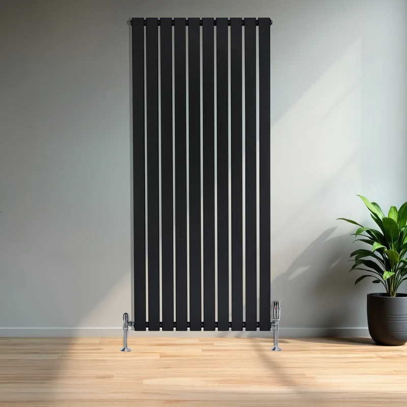 Radiador De Columna Única – 1600 mm x 700 mm – Negro
