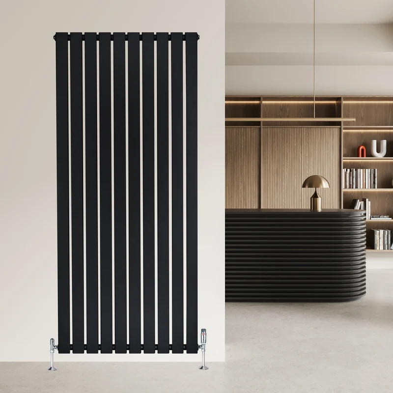 Radiador De Columna Única – 1600 mm x 700 mm – Negro