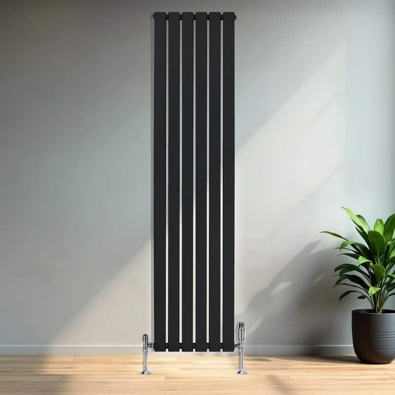 Radiador De Columna Única – 1800 mm x 420 mm – Negro