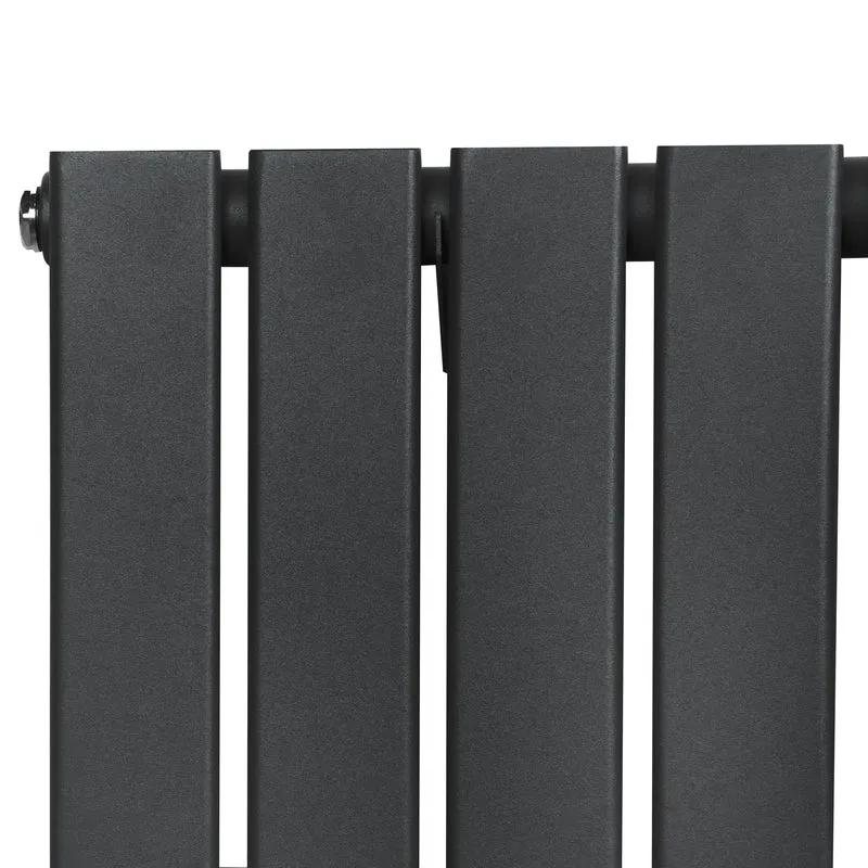 Radiador De Columna Única – 1600 mm x 280 mm– Gris Antracita