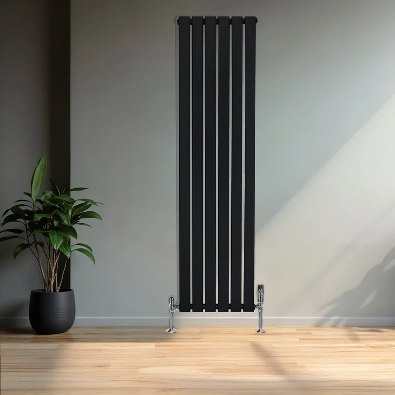 Radiador De Columna Única – 1600 mm x 420 mm – Negro