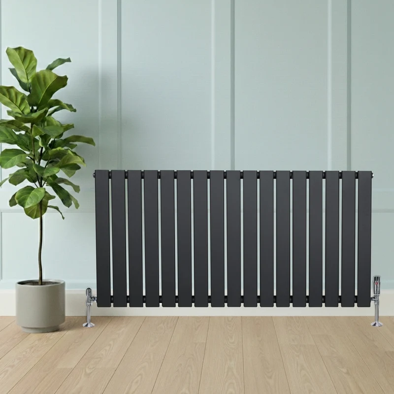 Radiador De Columna Única – 600 mm x 1190 mm – Gris Antracita