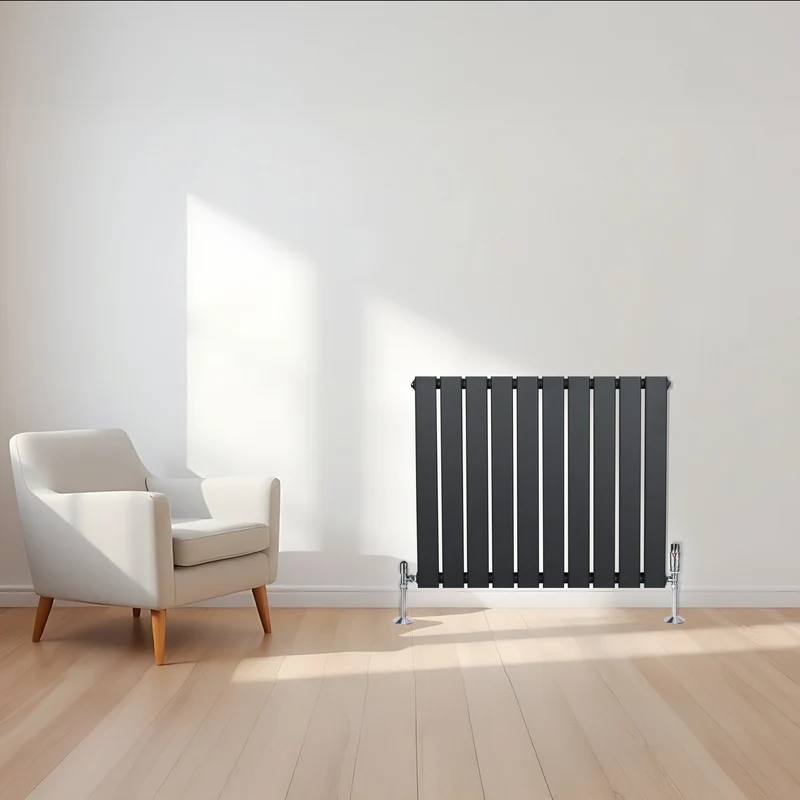 Radiador De Columna Única – 600 mm x 700 mm – Gris Antracita