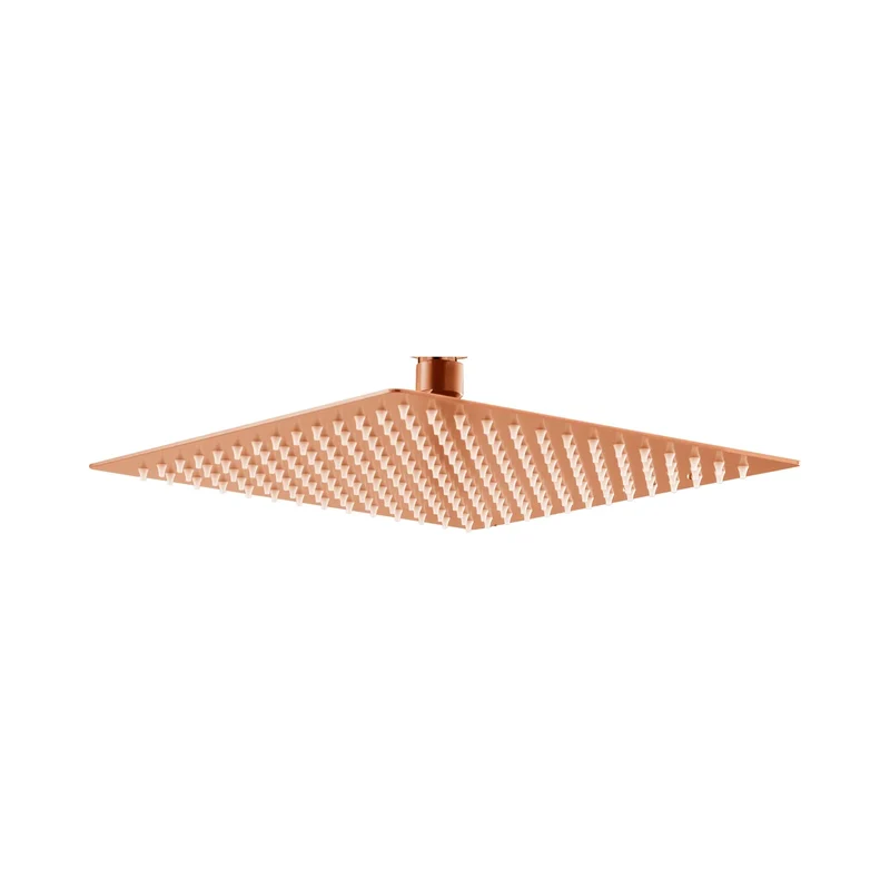 Rociador cuadrado 25x25 oro rosa cepillado Imex
