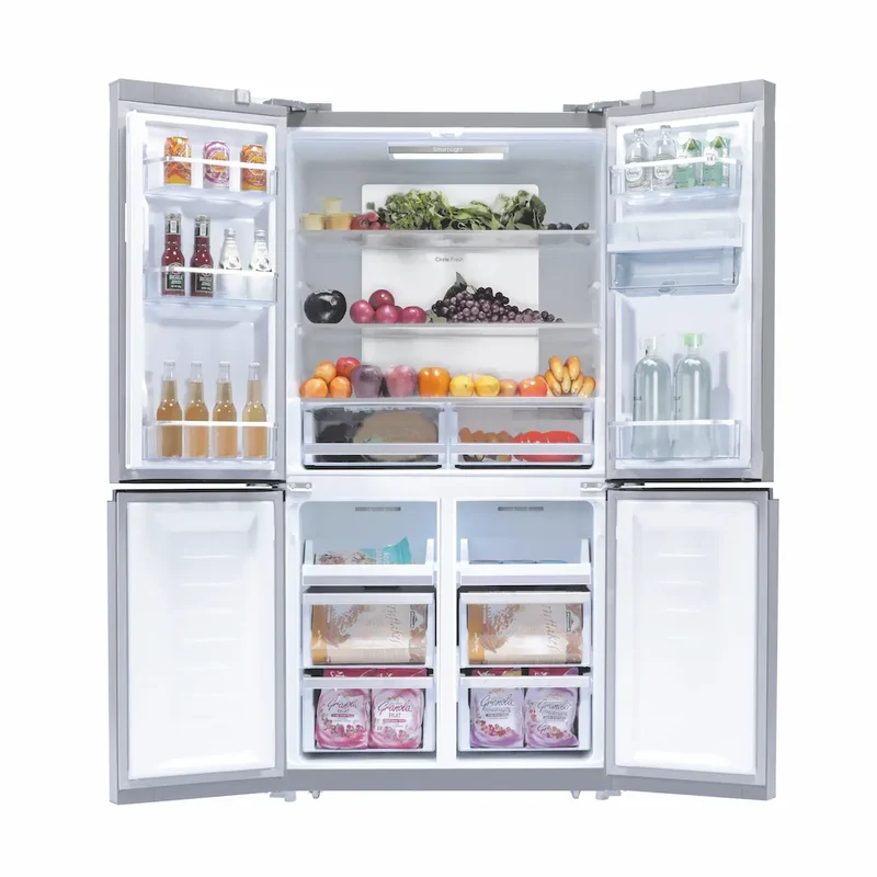 Candy CQS5T918EWX1 Frigorífico 4 Puertas 563L Total No Frost Inox Dispensador